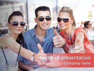 Love Color Drink PowerPoint Template