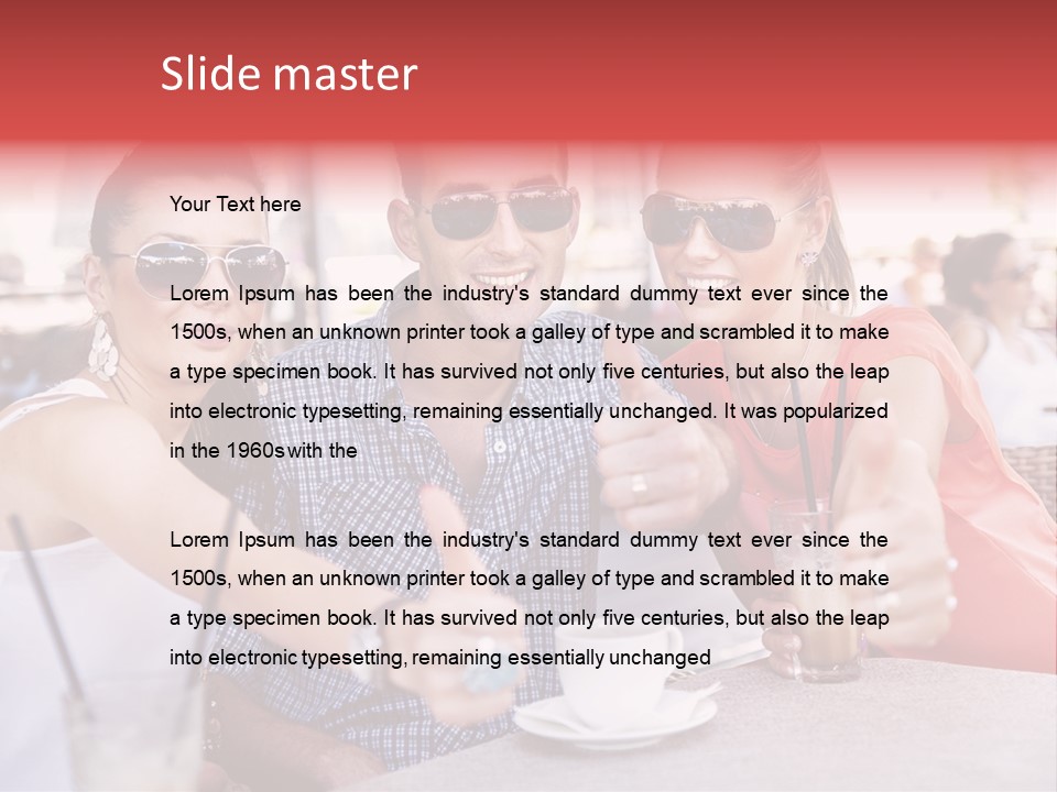 Love Color Drink PowerPoint Template