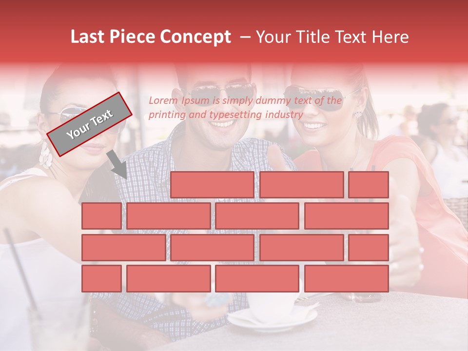 Love Color Drink PowerPoint Template