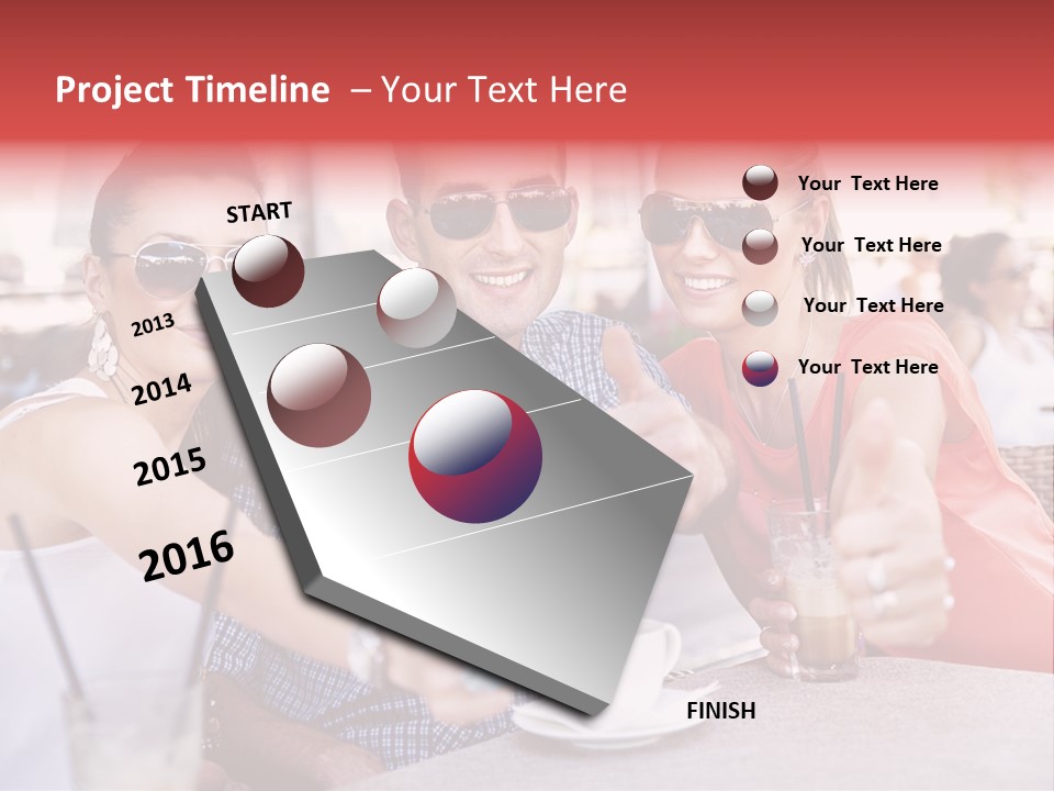 Love Color Drink PowerPoint Template