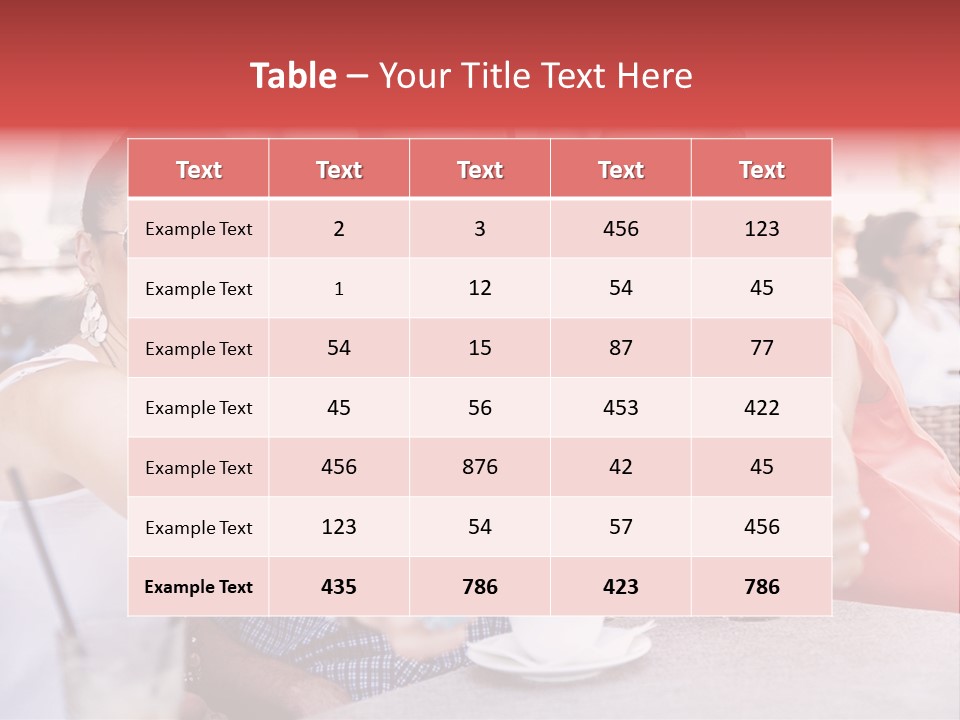 Love Color Drink PowerPoint Template
