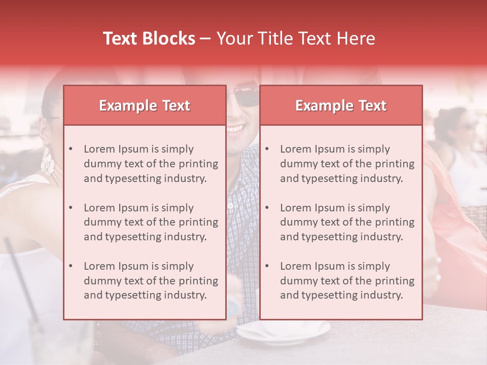 Love Color Drink PowerPoint Template