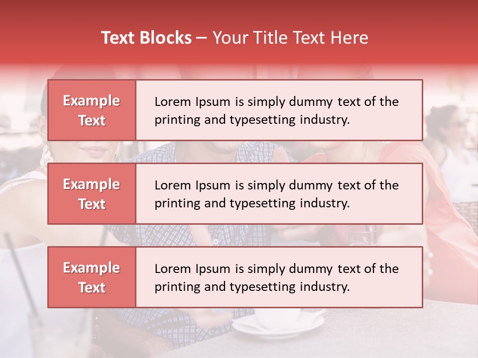 Love Color Drink PowerPoint Template