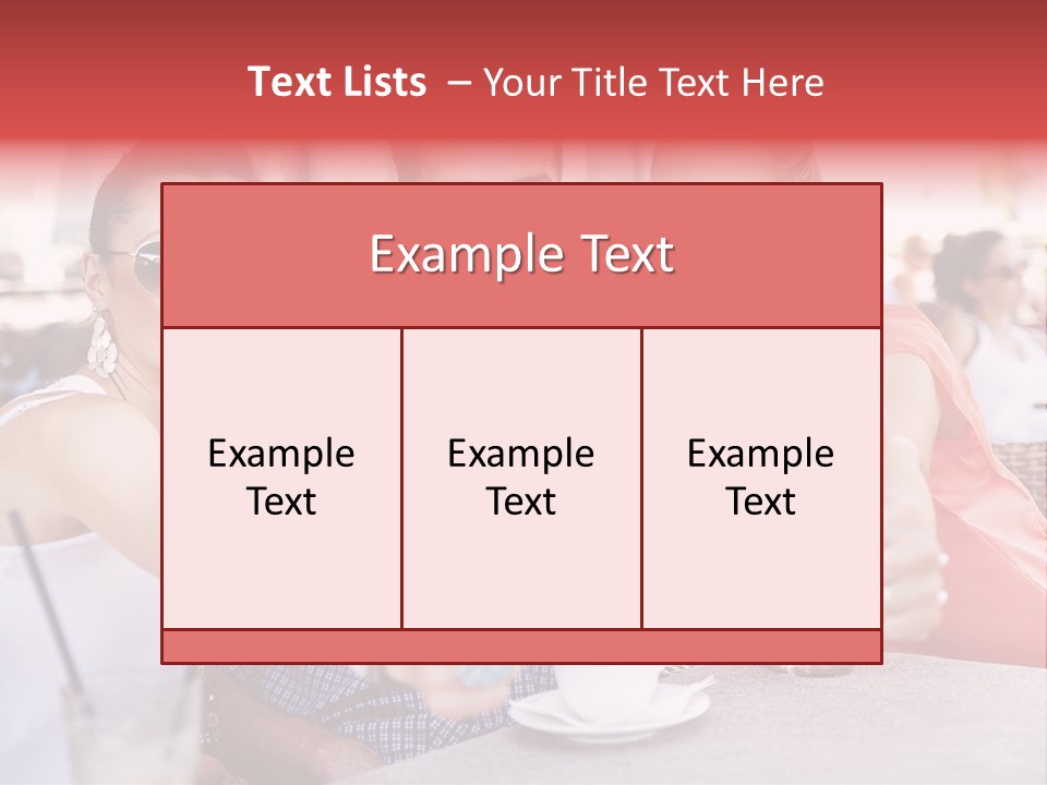 Love Color Drink PowerPoint Template