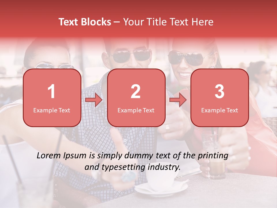 Love Color Drink PowerPoint Template