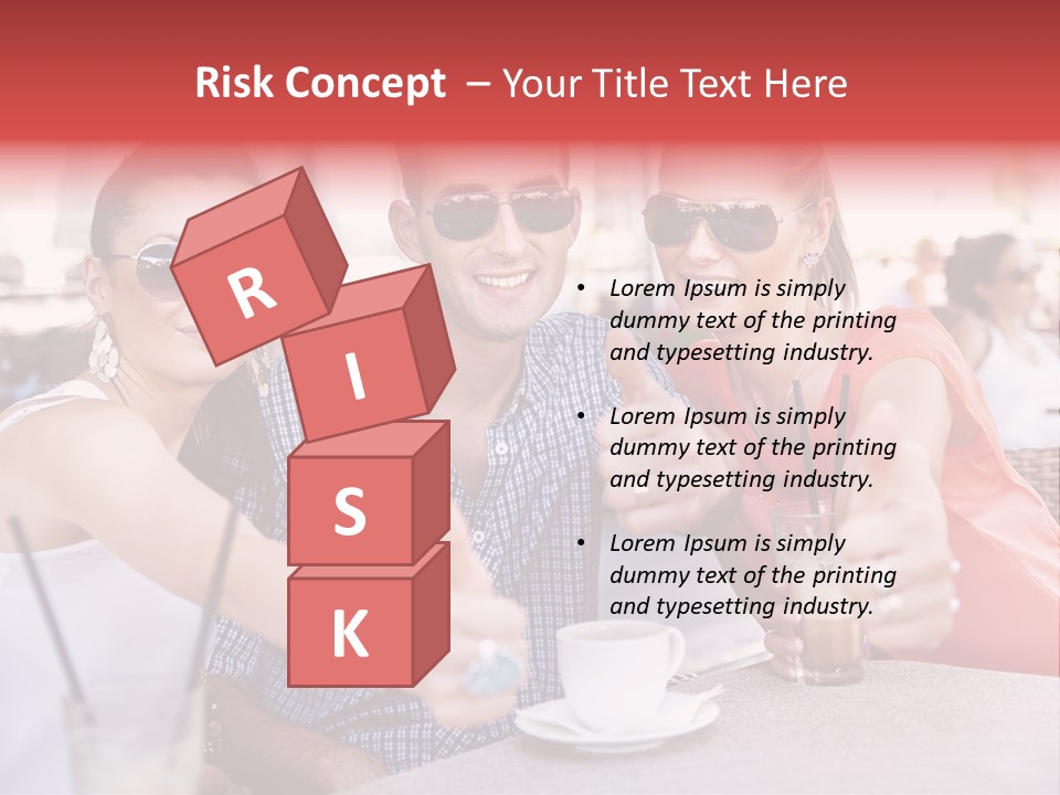 Love Color Drink PowerPoint Template