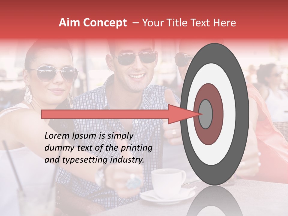 Love Color Drink PowerPoint Template