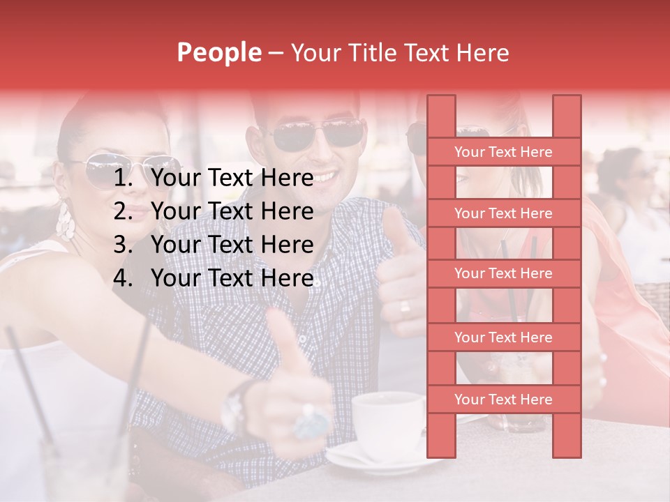 Love Color Drink PowerPoint Template