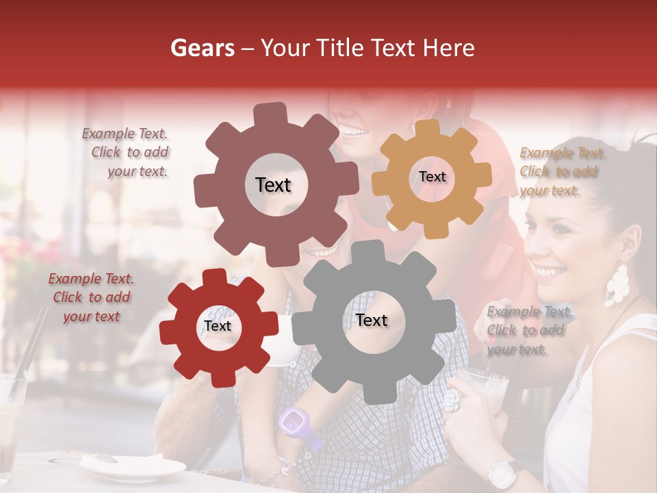 Meeting Table Cup PowerPoint Template