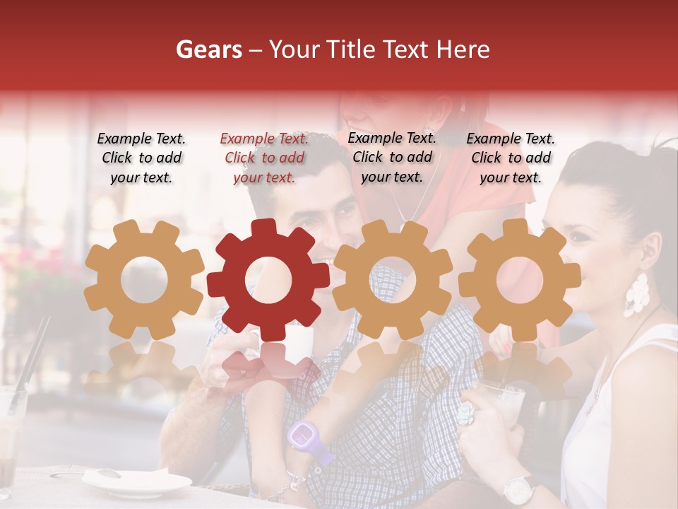 Meeting Table Cup PowerPoint Template