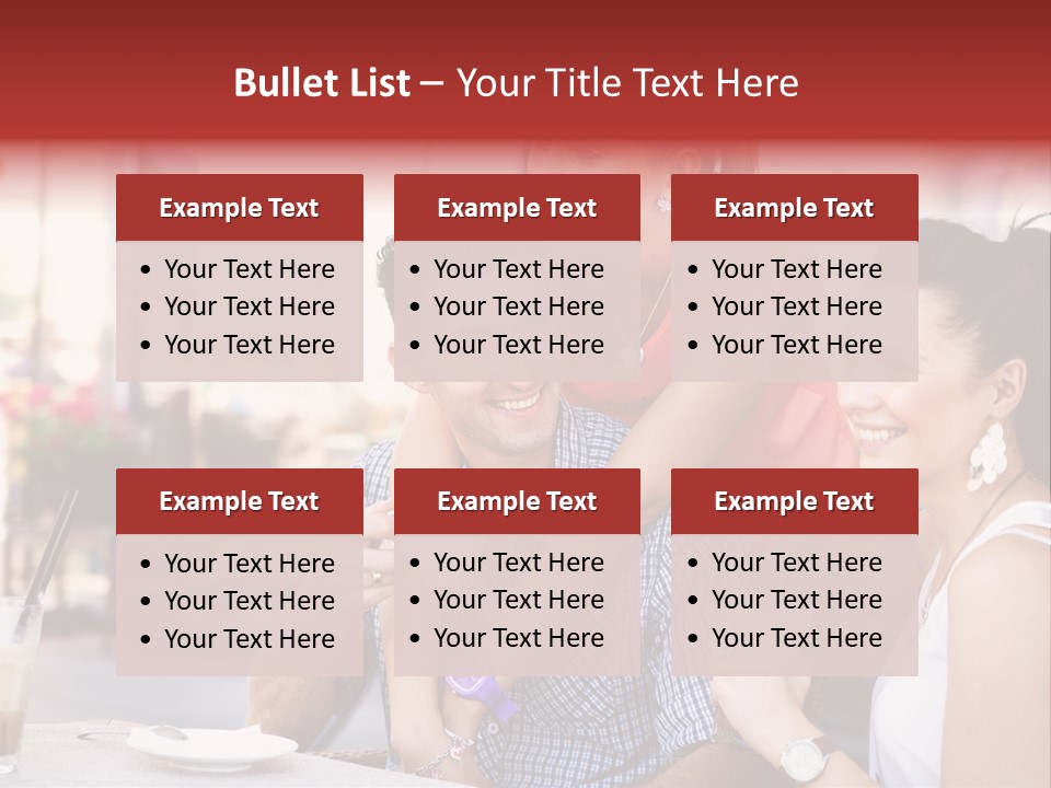 Meeting Table Cup PowerPoint Template