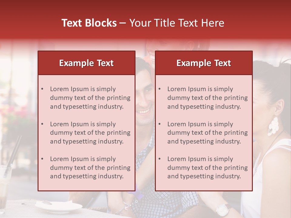 Meeting Table Cup PowerPoint Template