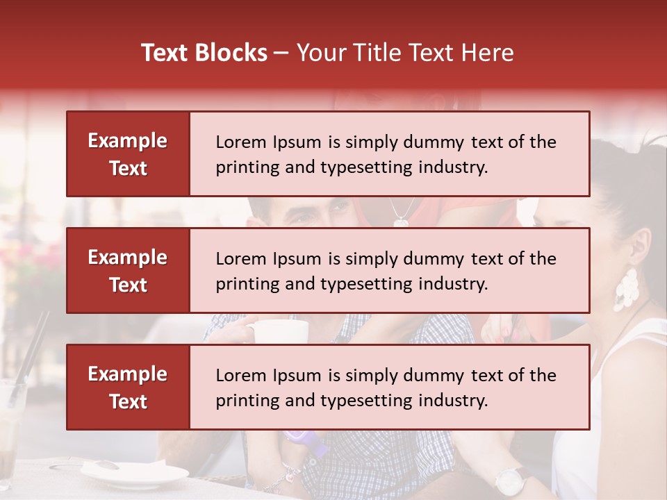 Meeting Table Cup PowerPoint Template