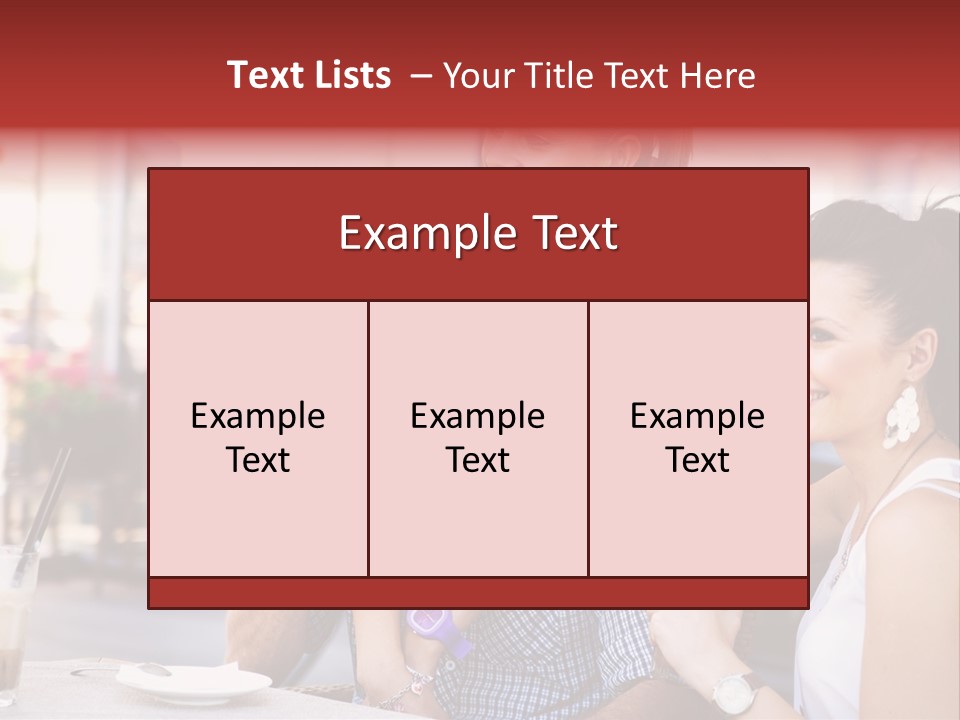 Meeting Table Cup PowerPoint Template