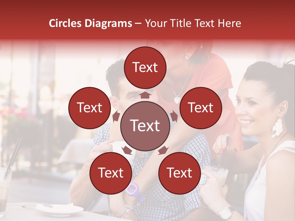 Meeting Table Cup PowerPoint Template