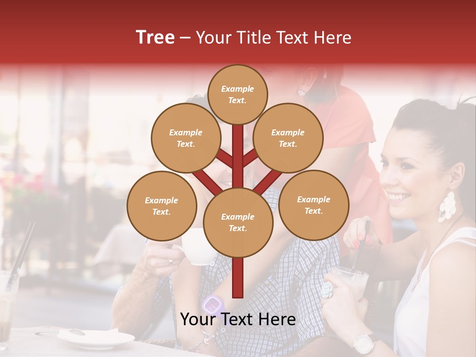 Meeting Table Cup PowerPoint Template