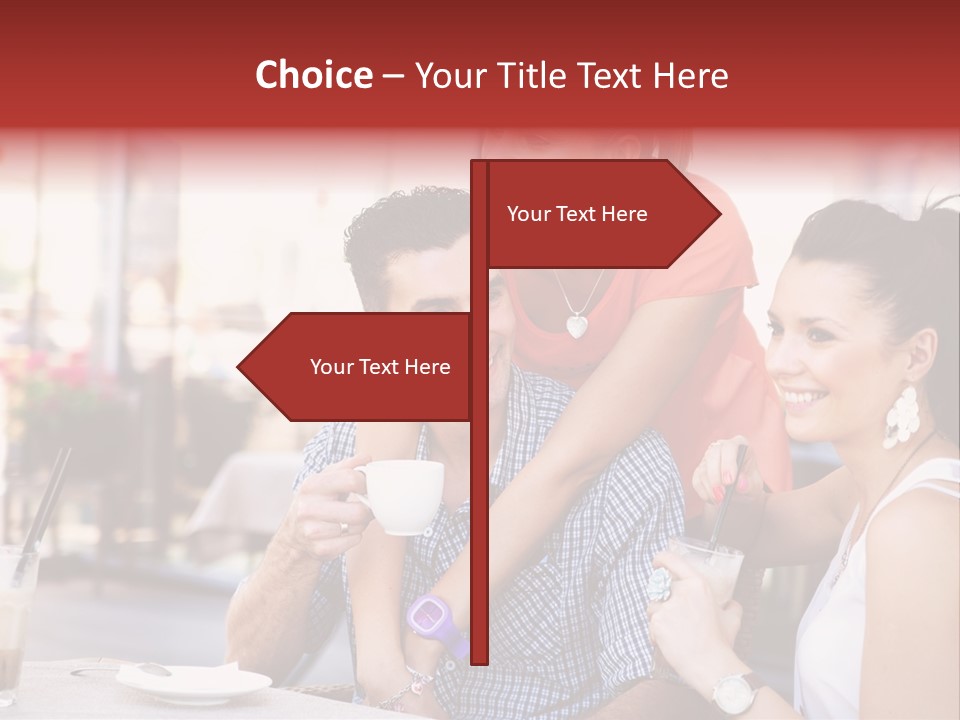 Meeting Table Cup PowerPoint Template