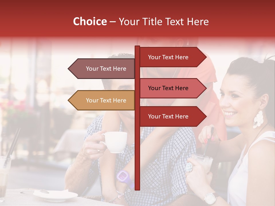 Meeting Table Cup PowerPoint Template