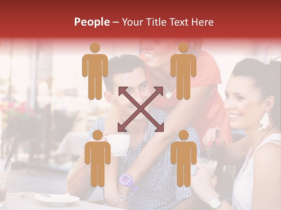 Meeting Table Cup PowerPoint Template