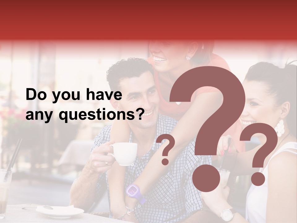 Meeting Table Cup PowerPoint Template