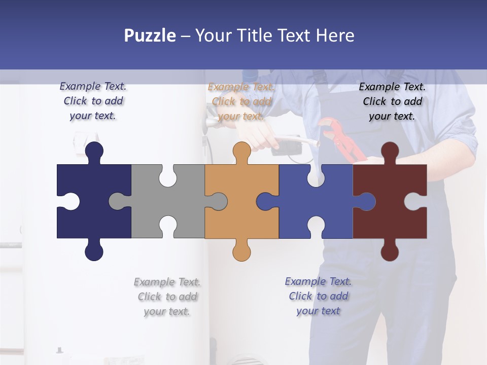 Wrench Hand Craftsman PowerPoint Template