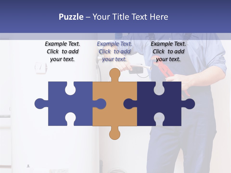 Wrench Hand Craftsman PowerPoint Template