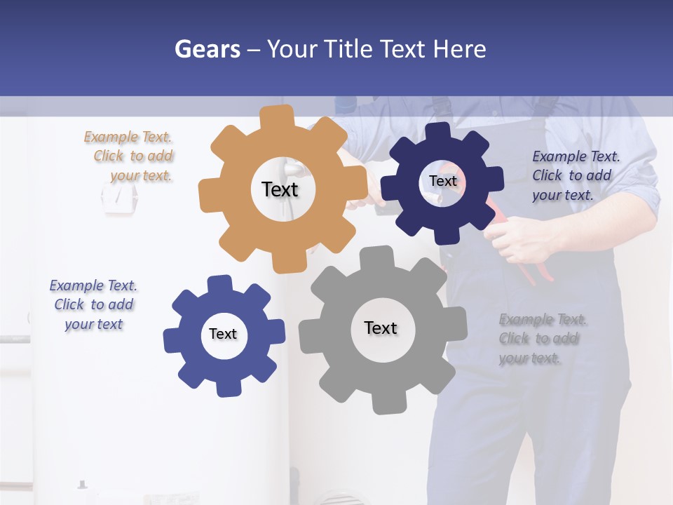 Wrench Hand Craftsman PowerPoint Template