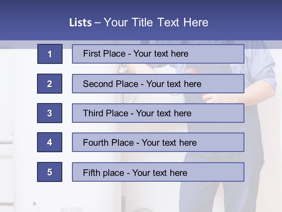 Wrench Hand Craftsman PowerPoint Template