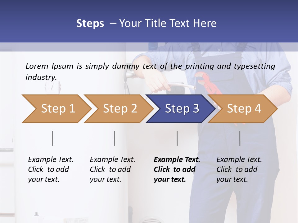Wrench Hand Craftsman PowerPoint Template