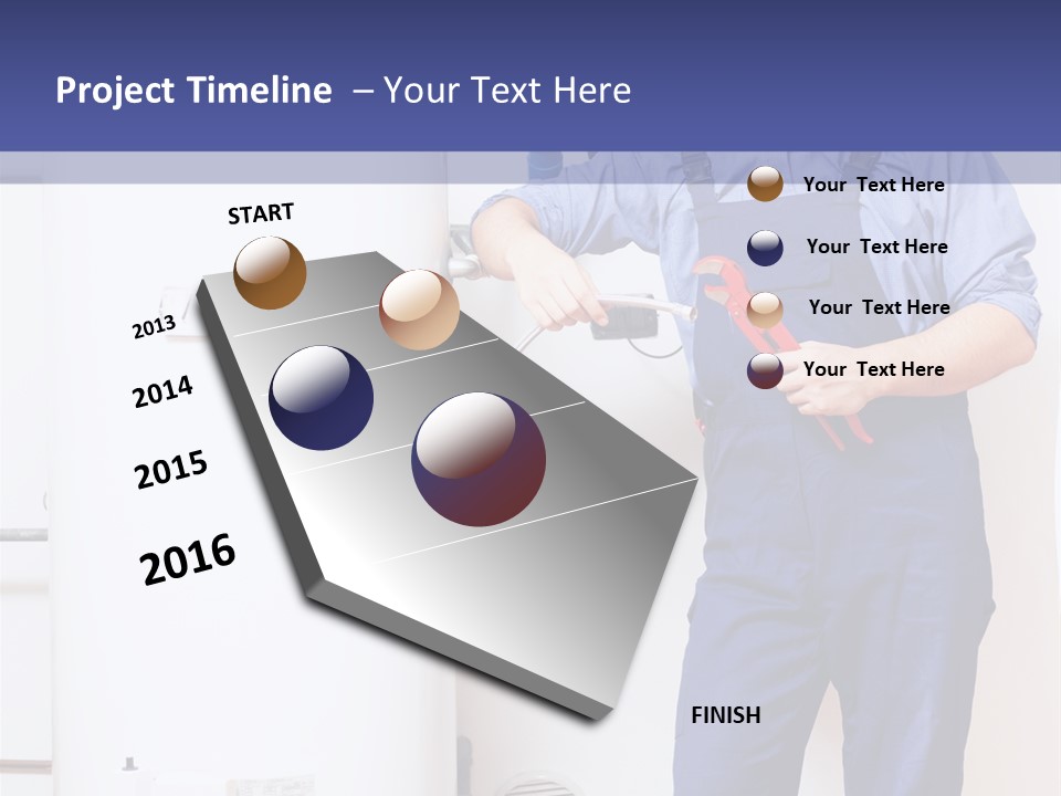 Wrench Hand Craftsman PowerPoint Template