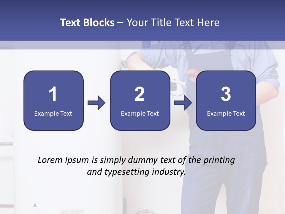 Wrench Hand Craftsman PowerPoint Template