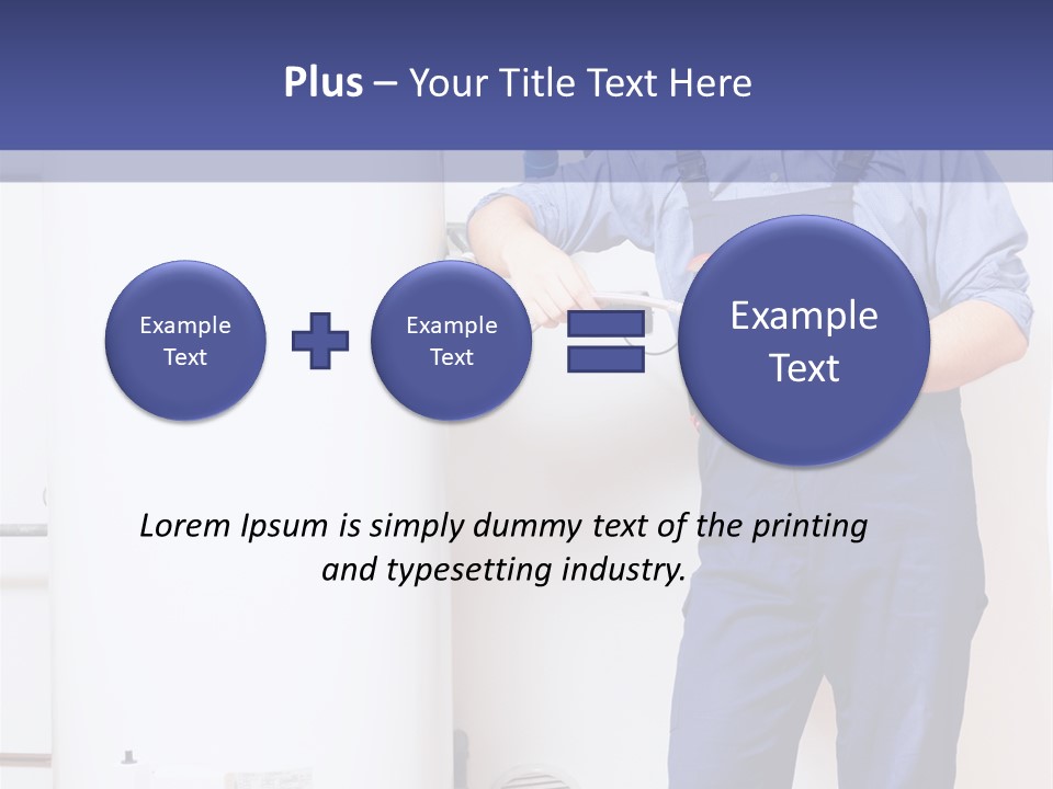 Wrench Hand Craftsman PowerPoint Template