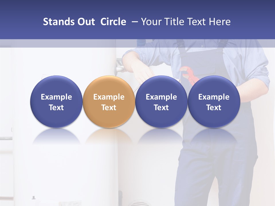 Wrench Hand Craftsman PowerPoint Template