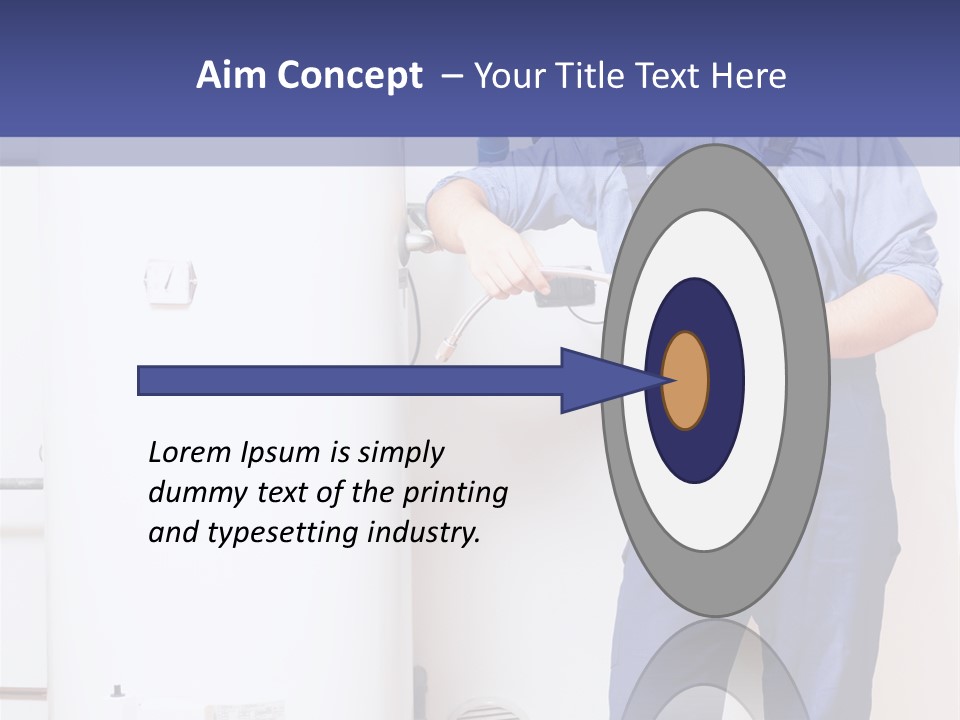 Wrench Hand Craftsman PowerPoint Template