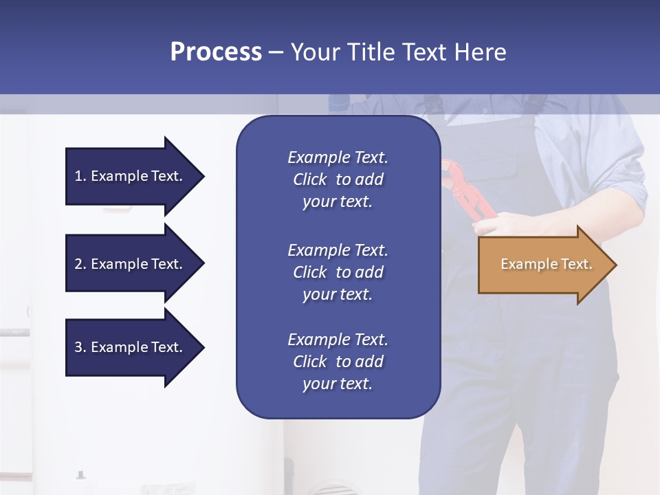 Wrench Hand Craftsman PowerPoint Template