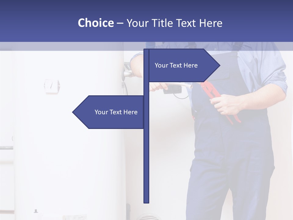 Wrench Hand Craftsman PowerPoint Template