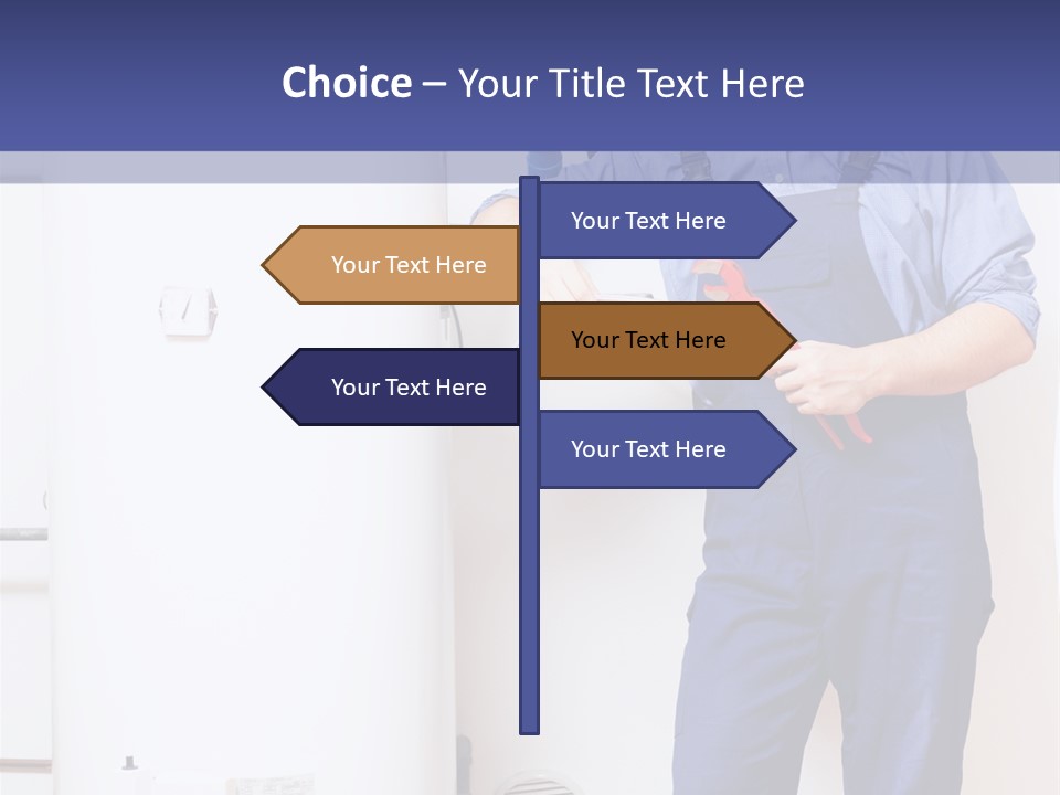 Wrench Hand Craftsman PowerPoint Template