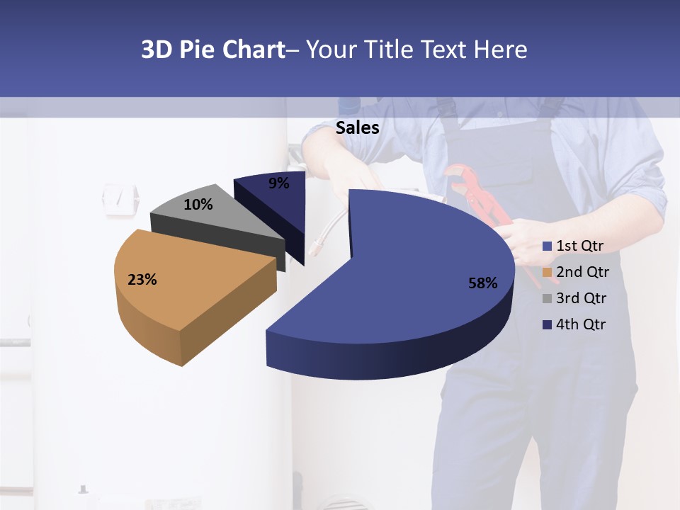 Wrench Hand Craftsman PowerPoint Template