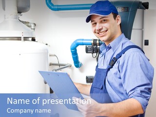 Maintenance Pipes Fix PowerPoint Template
