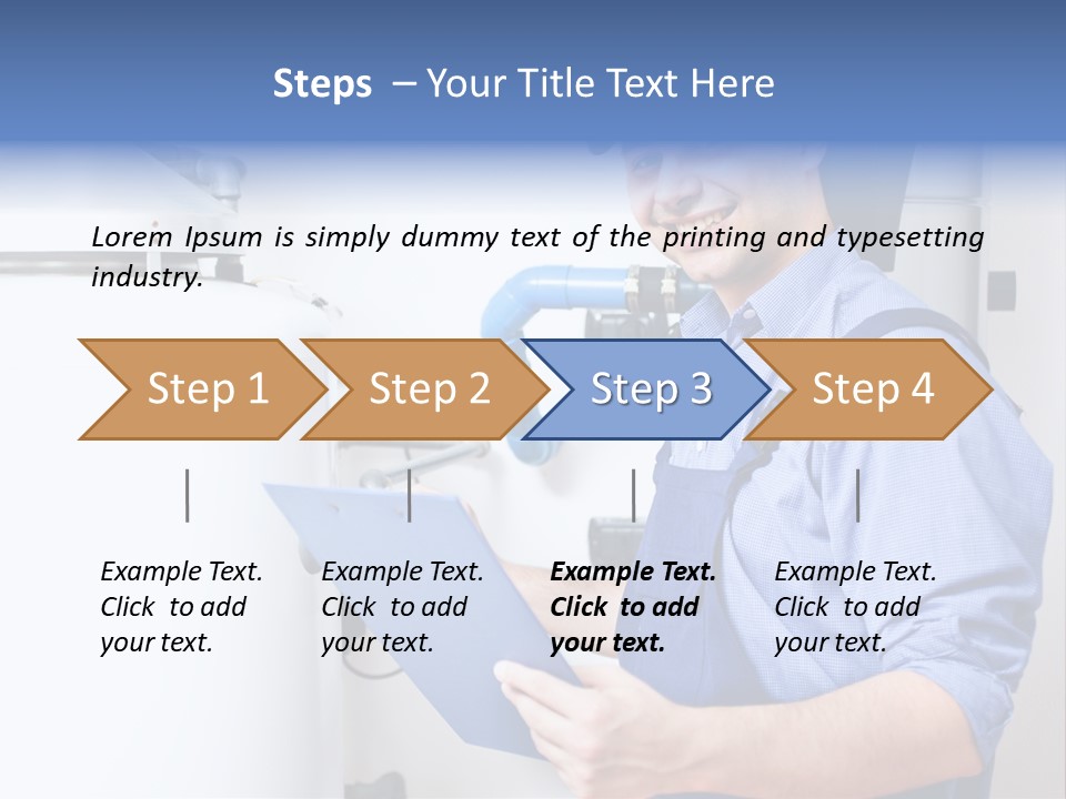 Maintenance Pipes Fix PowerPoint Template