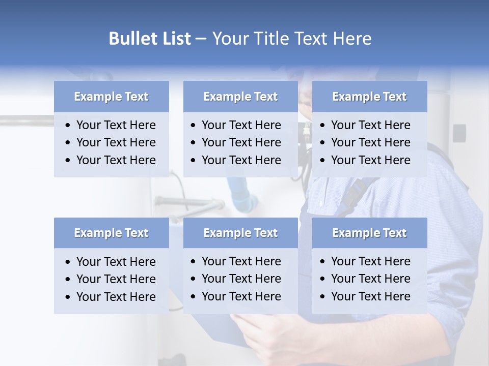 Maintenance Pipes Fix PowerPoint Template