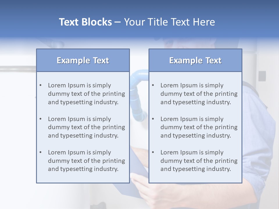Maintenance Pipes Fix PowerPoint Template