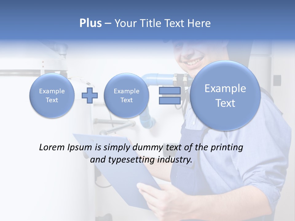 Maintenance Pipes Fix PowerPoint Template