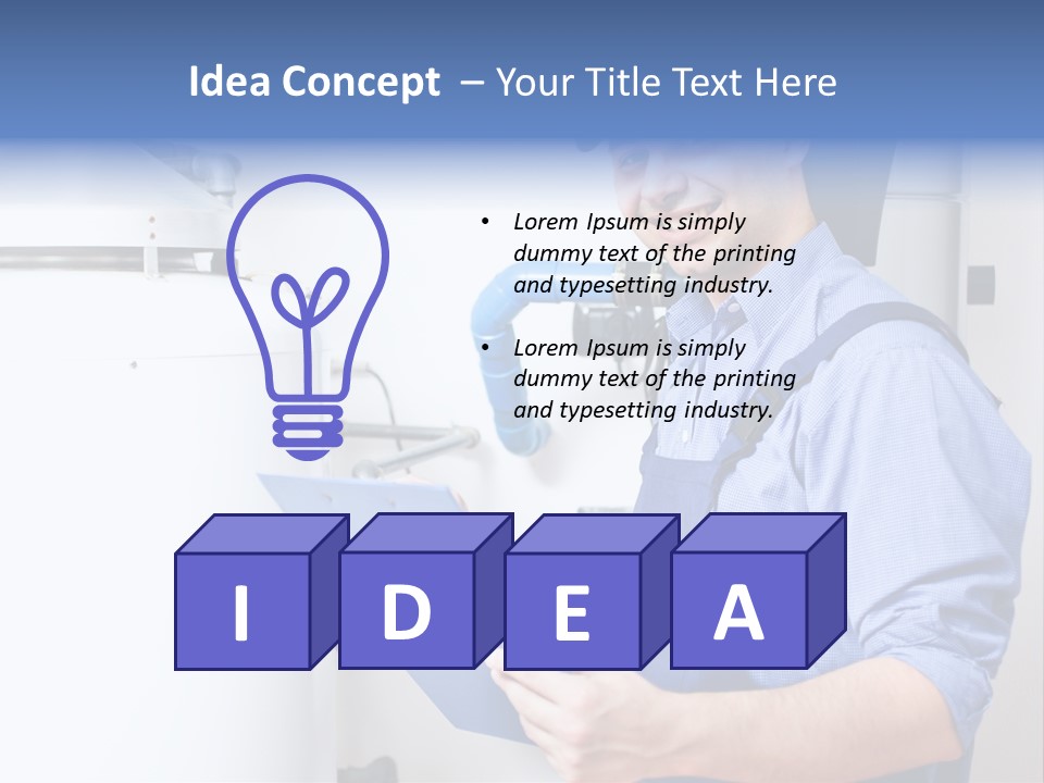 Maintenance Pipes Fix PowerPoint Template