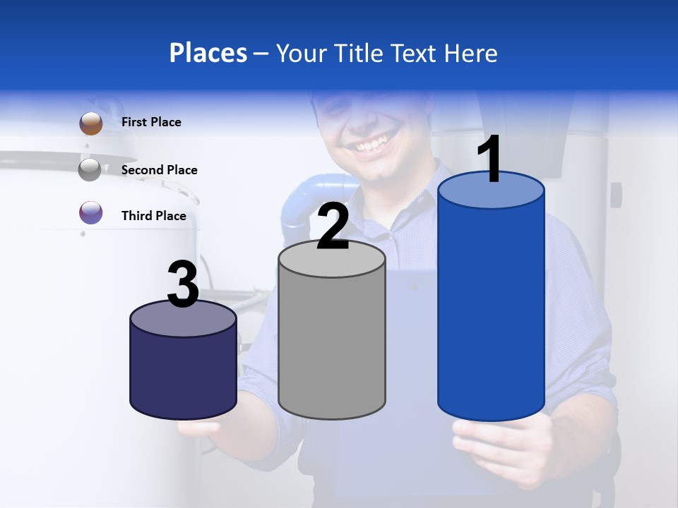 Hand Home Craftsman PowerPoint Template
