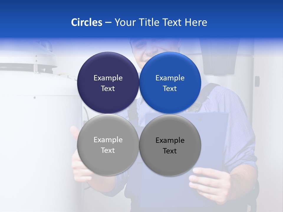 Hand Home Craftsman PowerPoint Template