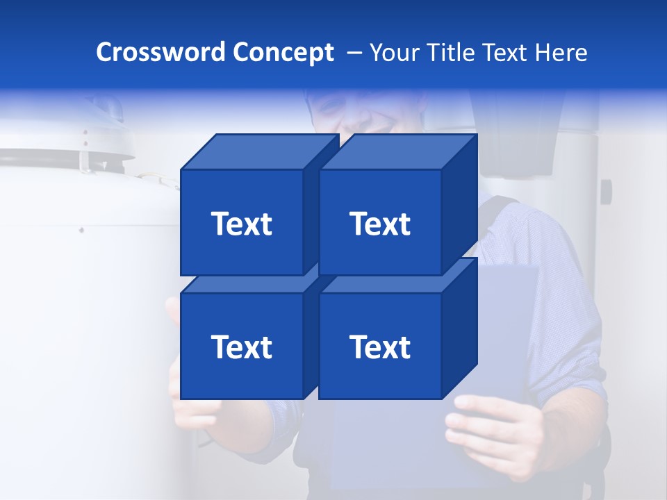 Hand Home Craftsman PowerPoint Template