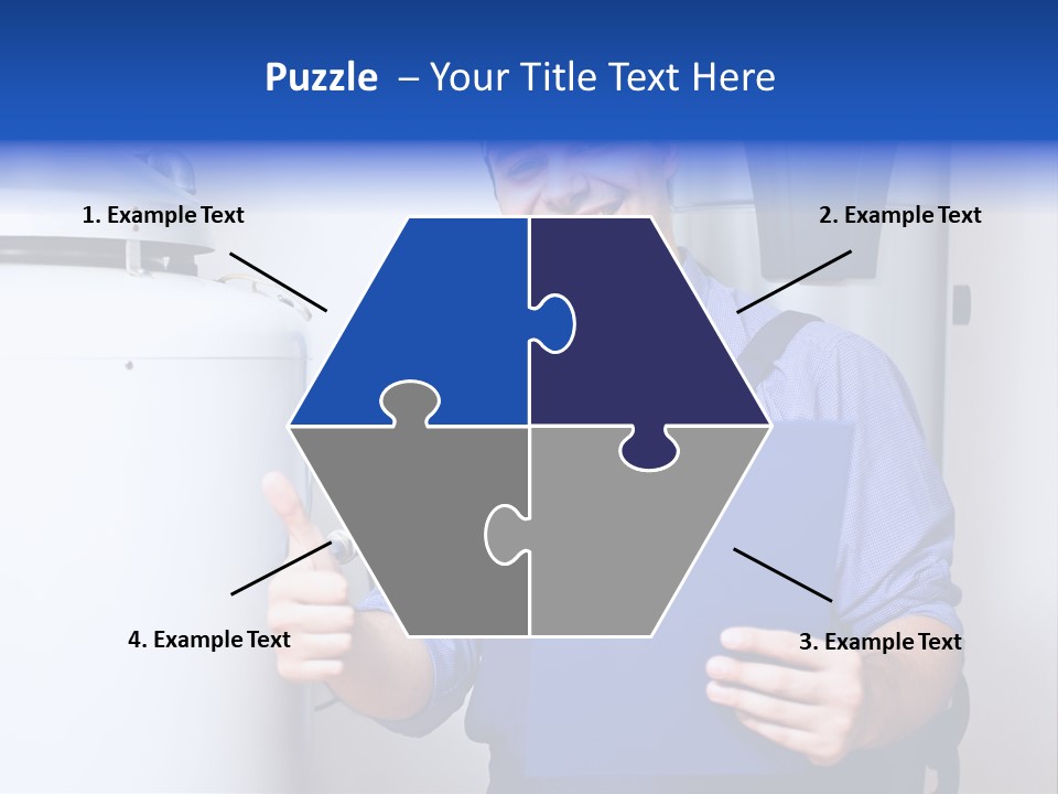 Hand Home Craftsman PowerPoint Template