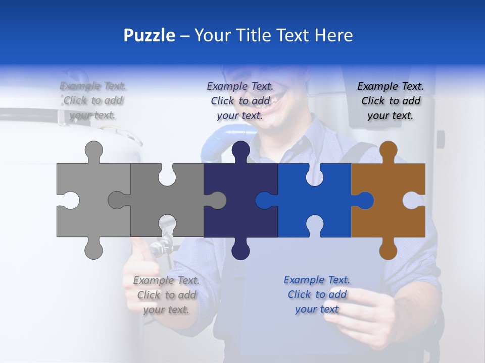 Hand Home Craftsman PowerPoint Template