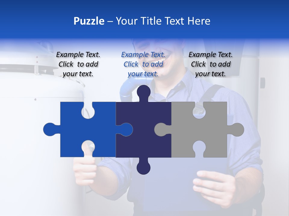 Hand Home Craftsman PowerPoint Template